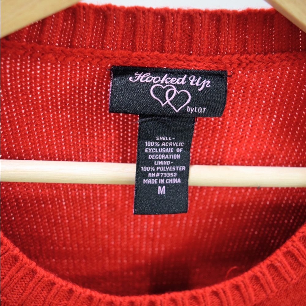 Red Christmas Tree Sweater. - Picture 2 of 5